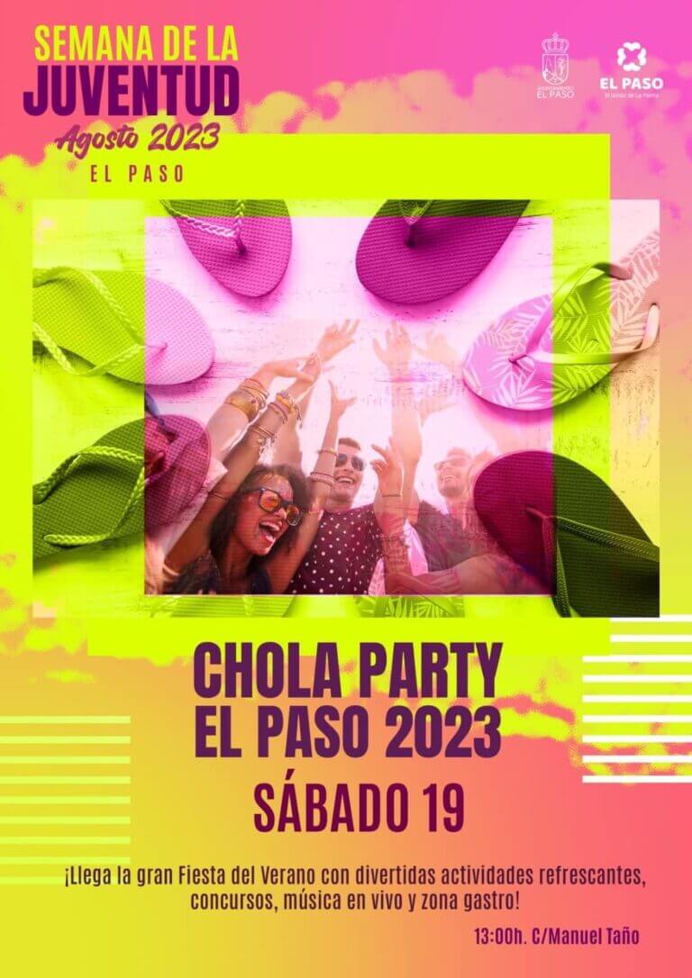 La ¡Chola Party! te propone este sábado en El Paso el mejor plan para disfrutar del verano