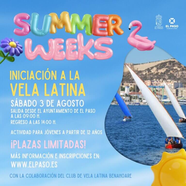 SUMMER WEEKS 2024 – INICIACION A LA VELA LATINA