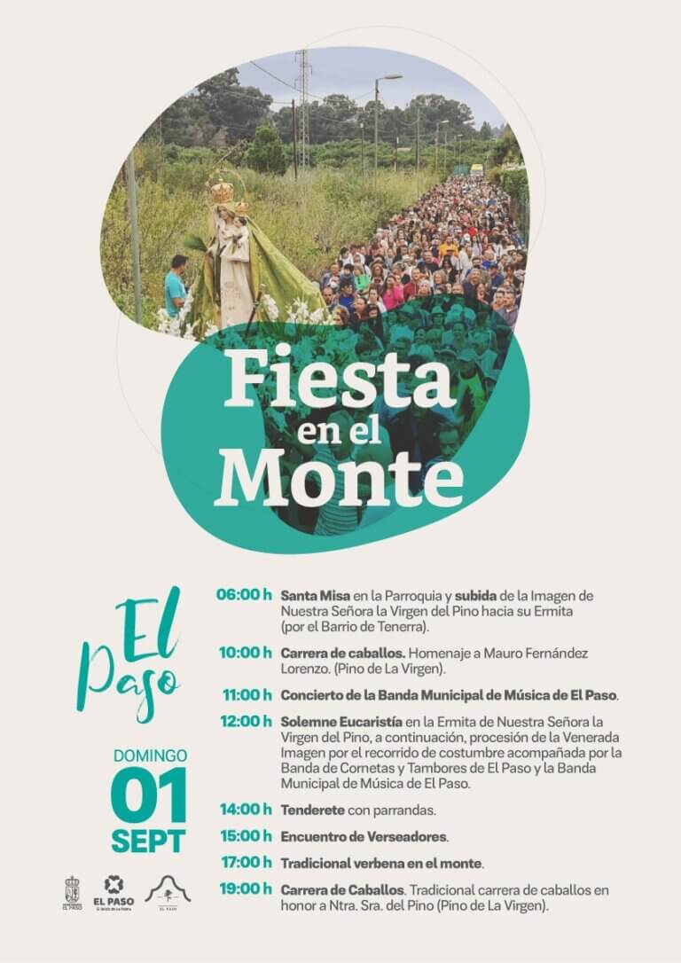 El Paso concluye la Bajada de la Virgen del Pino con la tradicional Fiesta en el Monte