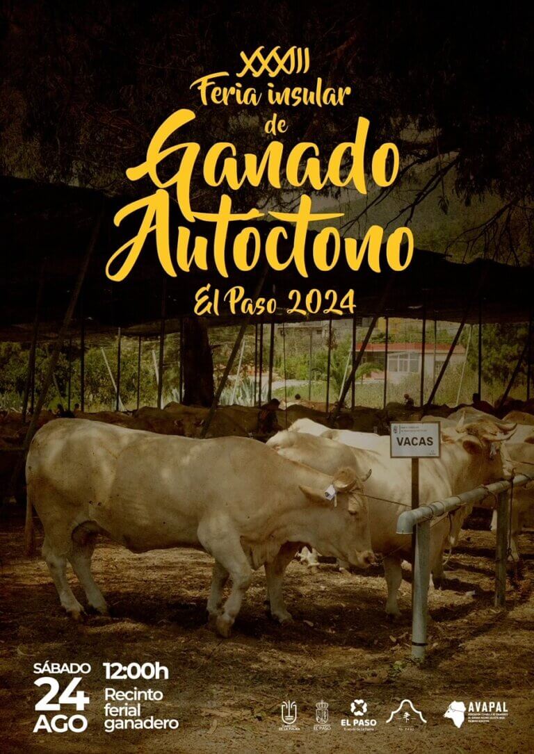 El Paso se convierte en el epicentro del sector primario palmero con la  Feria Insular de Ganado